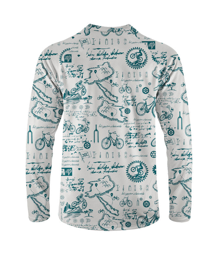 Orionride Cycling Diary Long Sleeve Downhill Jersey