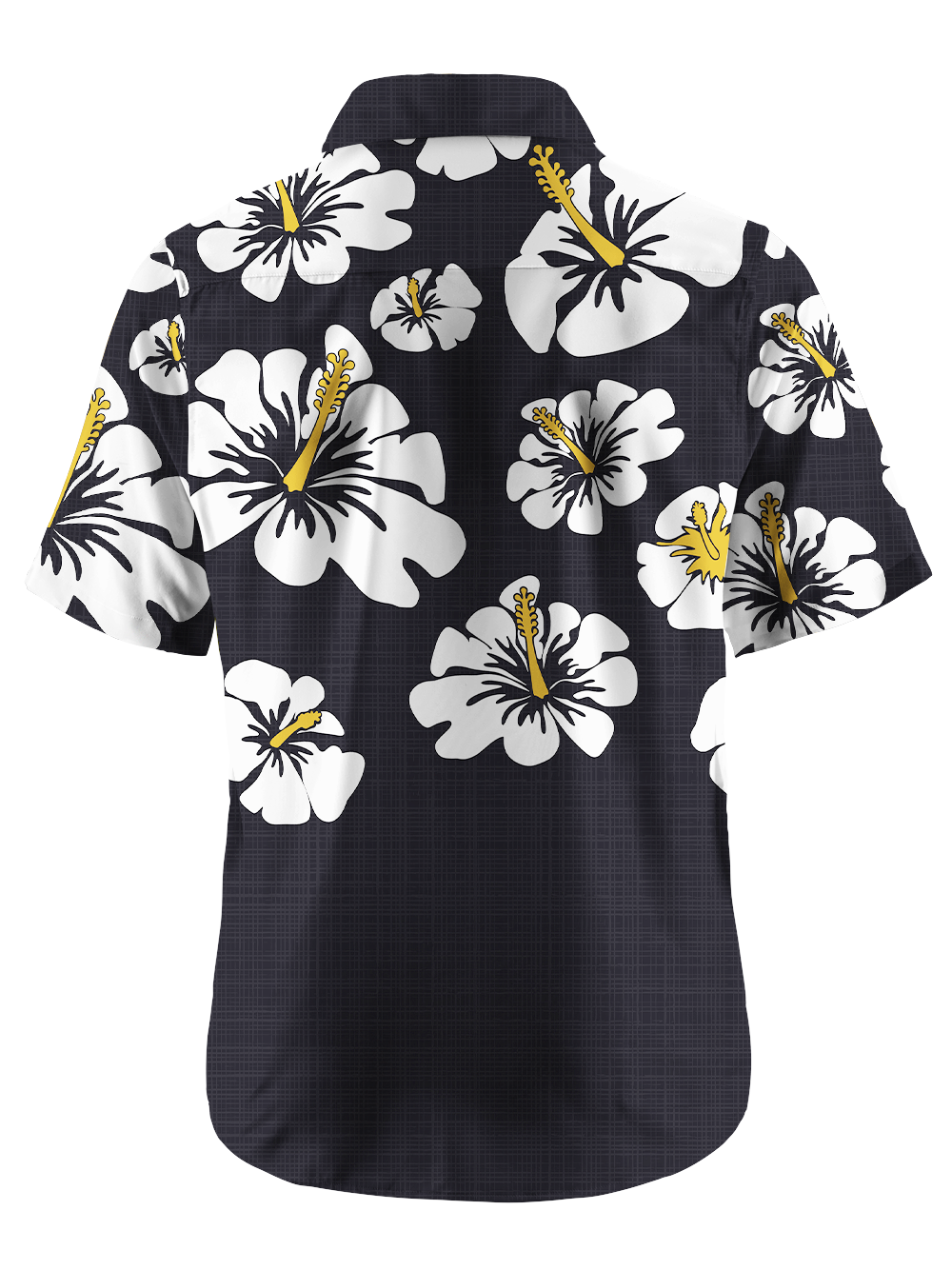 Orionride Hibiscus Flowers Bloom Zipper Pockets Ultra Lightweight Short Sleeves Gravel Shirt
