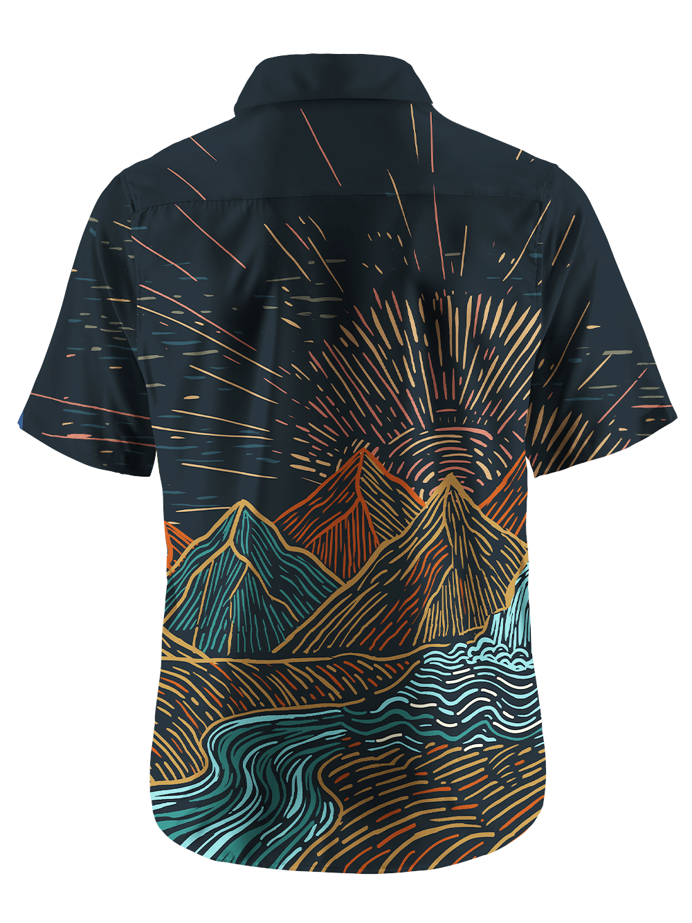 Orionride Sunrise Light Zipper Pockets Ultra Lightweight Short Sleeves Gravel Shirt