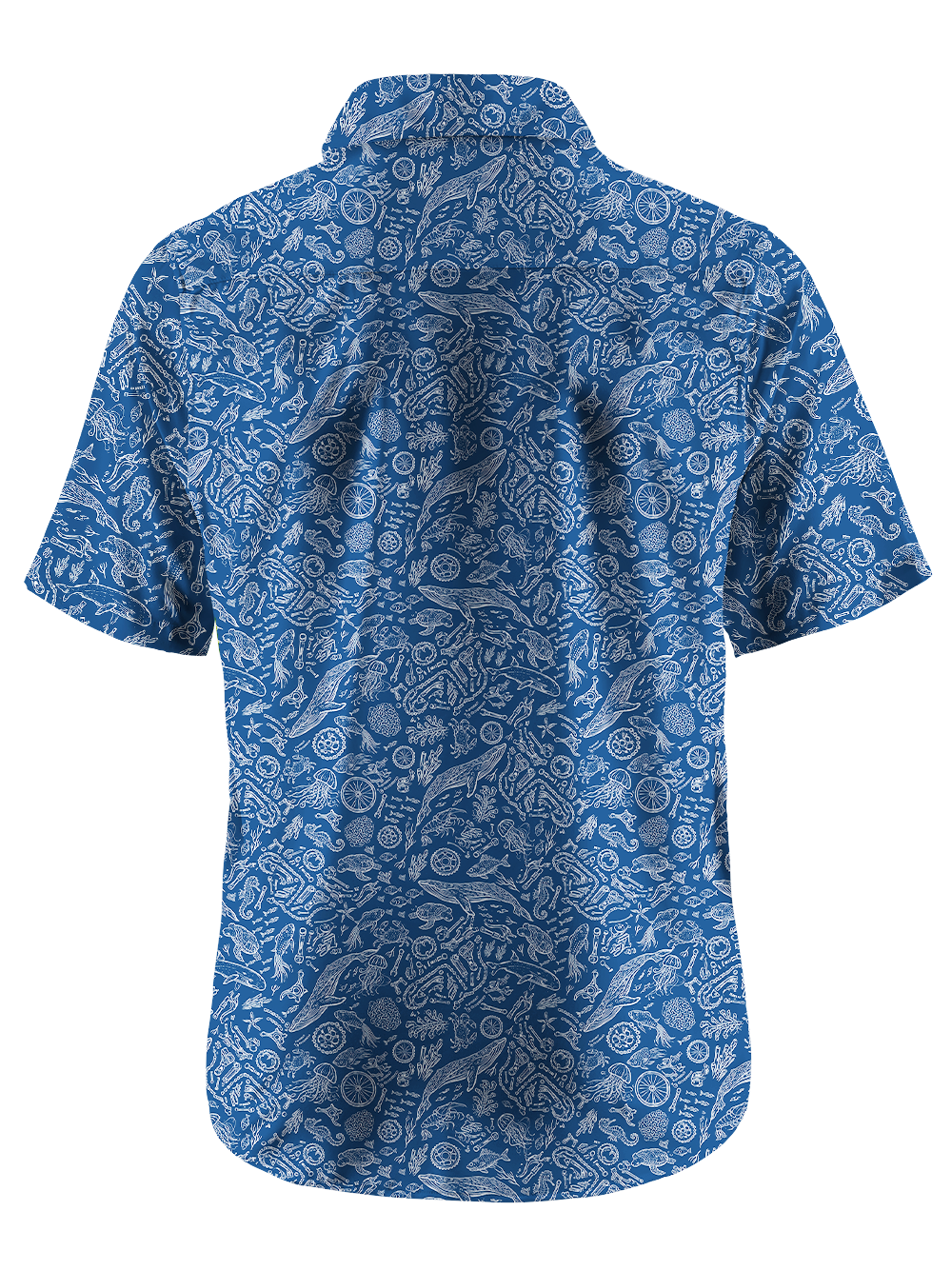 Orionride Marine Environment Zipper Pockets Ultra Lightweight Short Sleeves Gravel Shirt