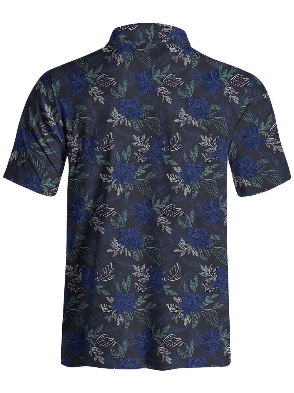 Orionride Floral Lines Men's Polo Shirt