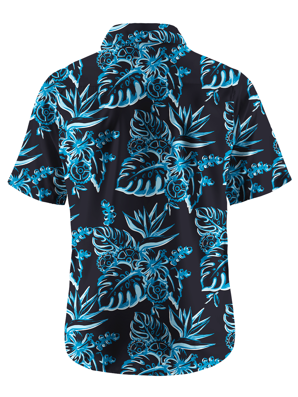Orionride Tropical Rainforest Zipper Pockets Ultra Lightweight Short Sleeves Gravel Shirt