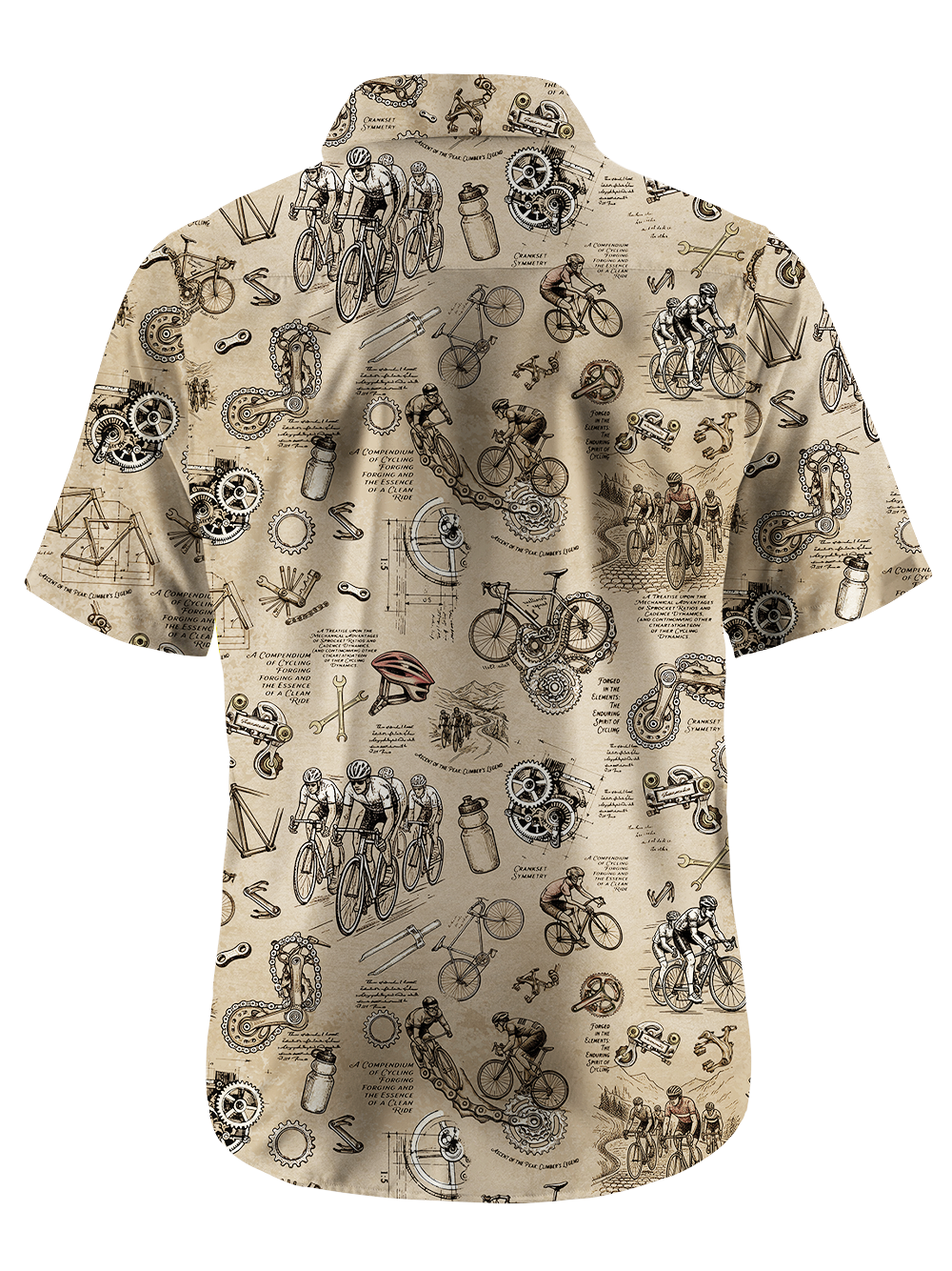 Orionride Cycling Notes Zipper Pockets Ultra Lightweight Short Sleeves Gravel Shirt