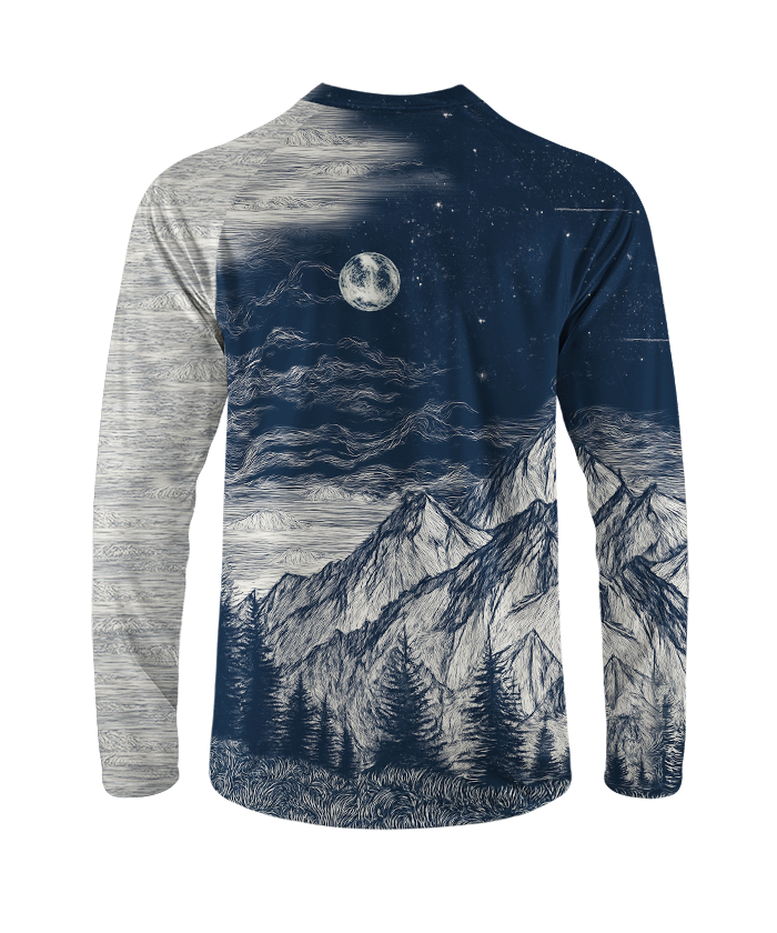 Orionride Night Sky Long Sleeve Downhill Jersey