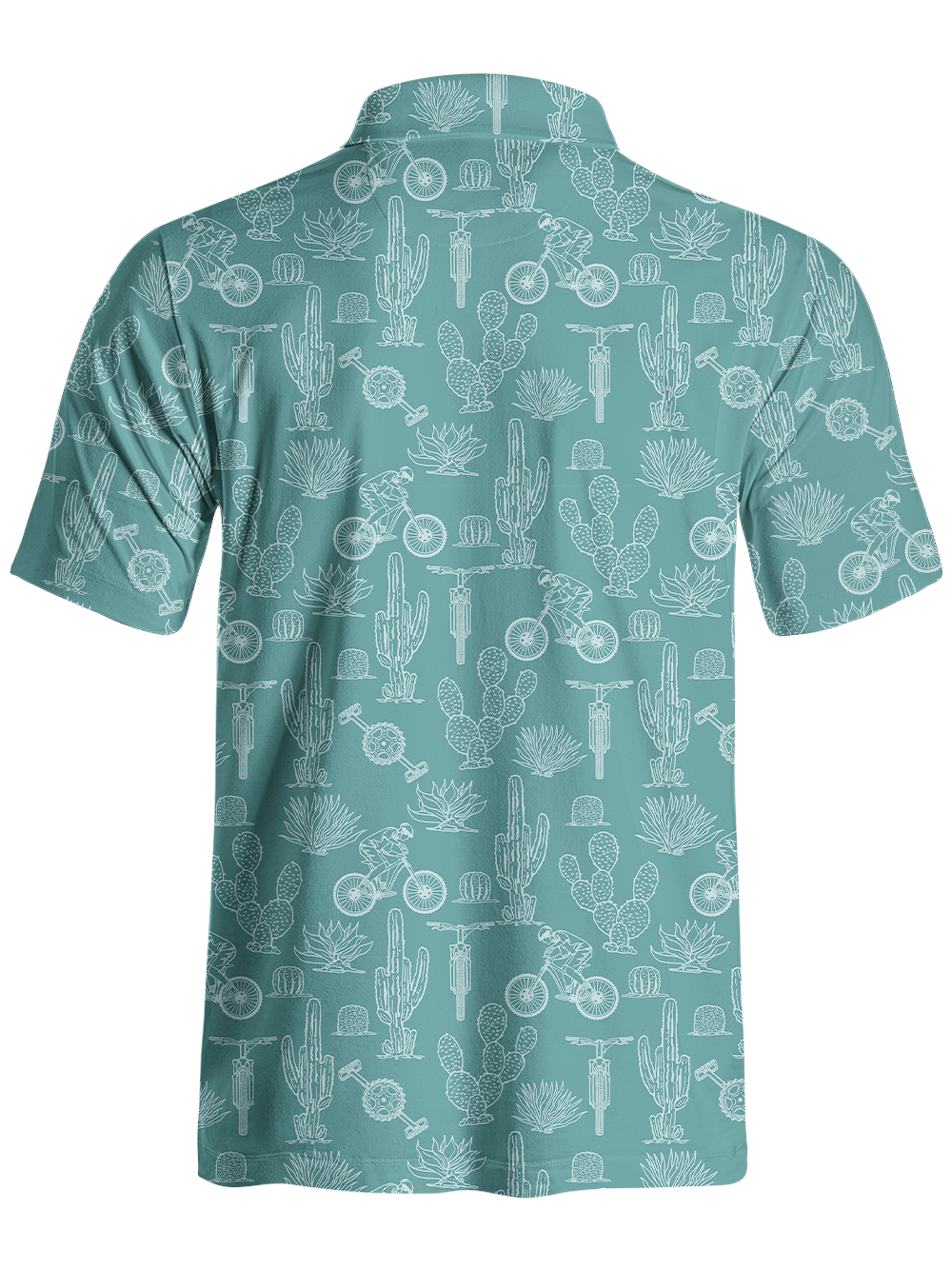 Orionride Desert Cactus Men's Polo Shirt