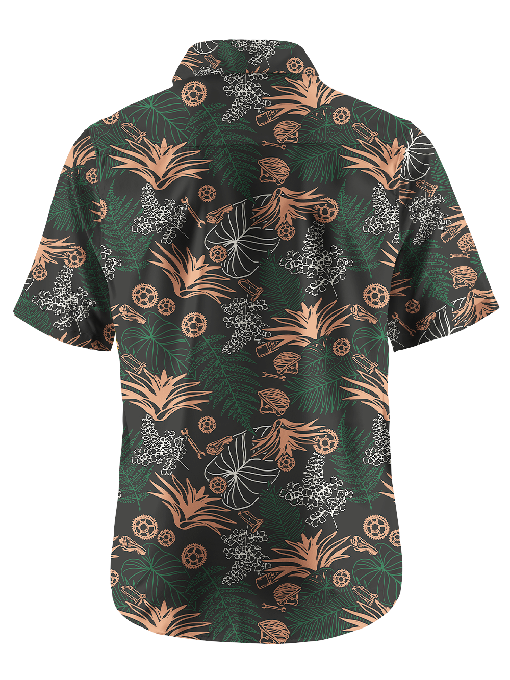 Orionride Plant Aesthetics Zipper Pockets Ultra Lightweight Short Sleeves Gravel Shirt