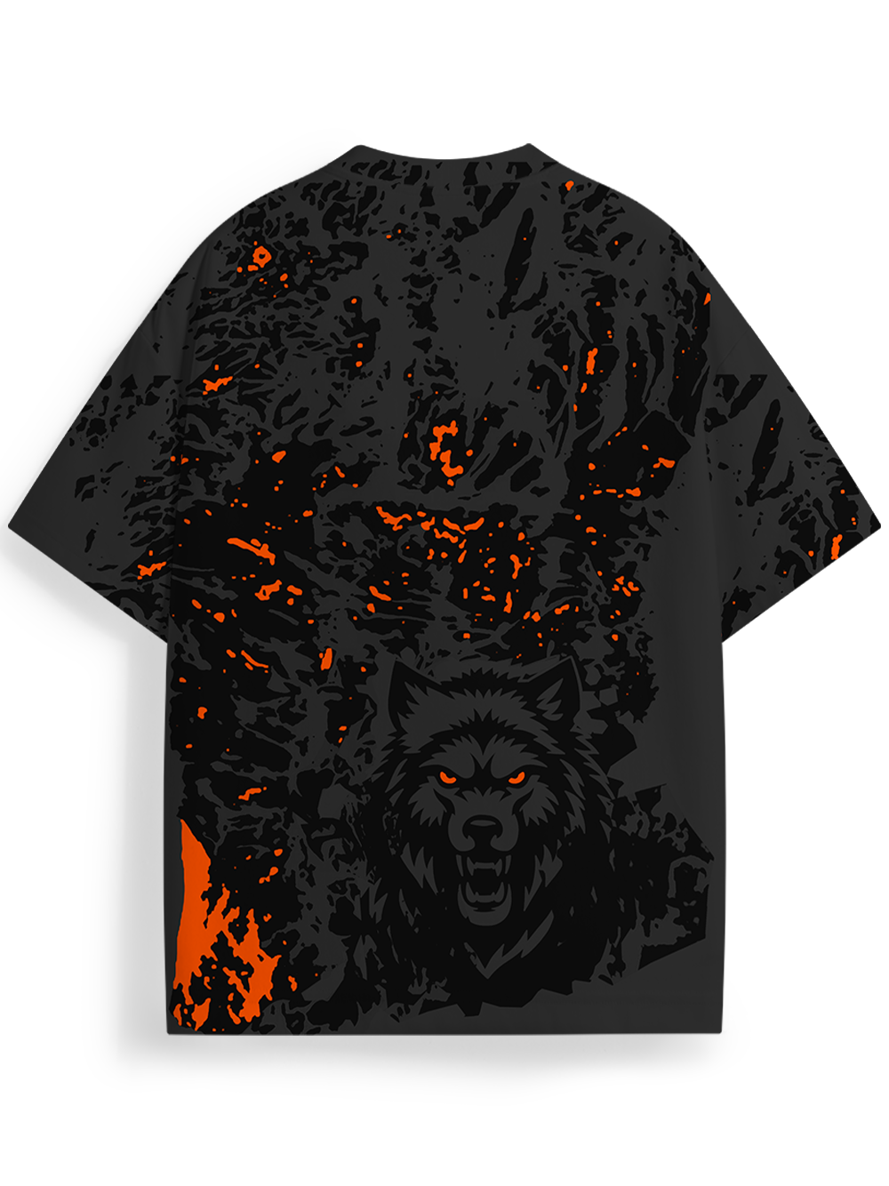 Orionride King Of Animals Oversized All-Over Print T-Shirt