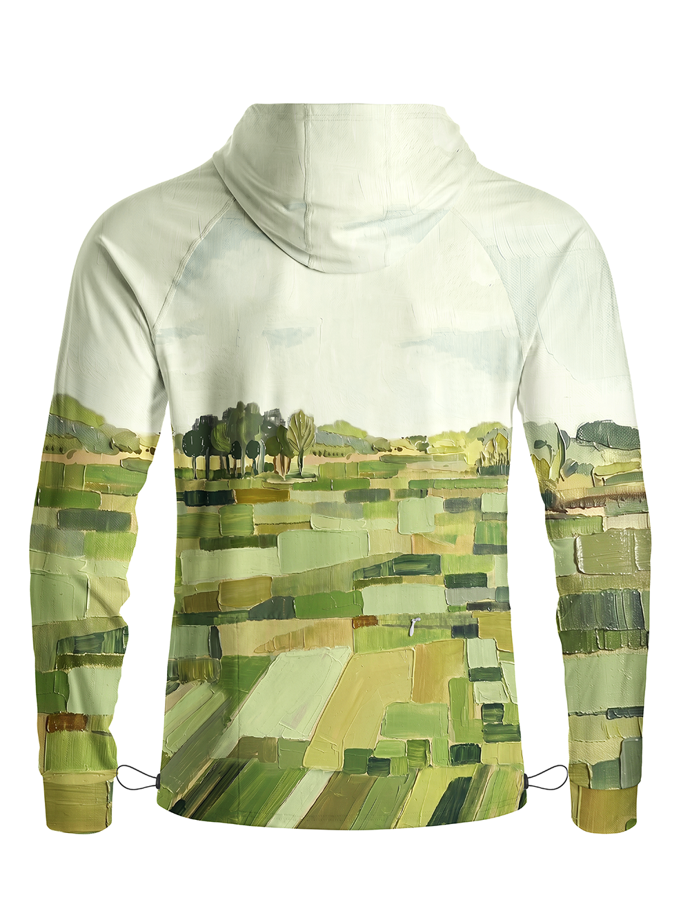 Orionride Pastoral Scenery Cat Long Sleeve Cycling Hoodie Shirt