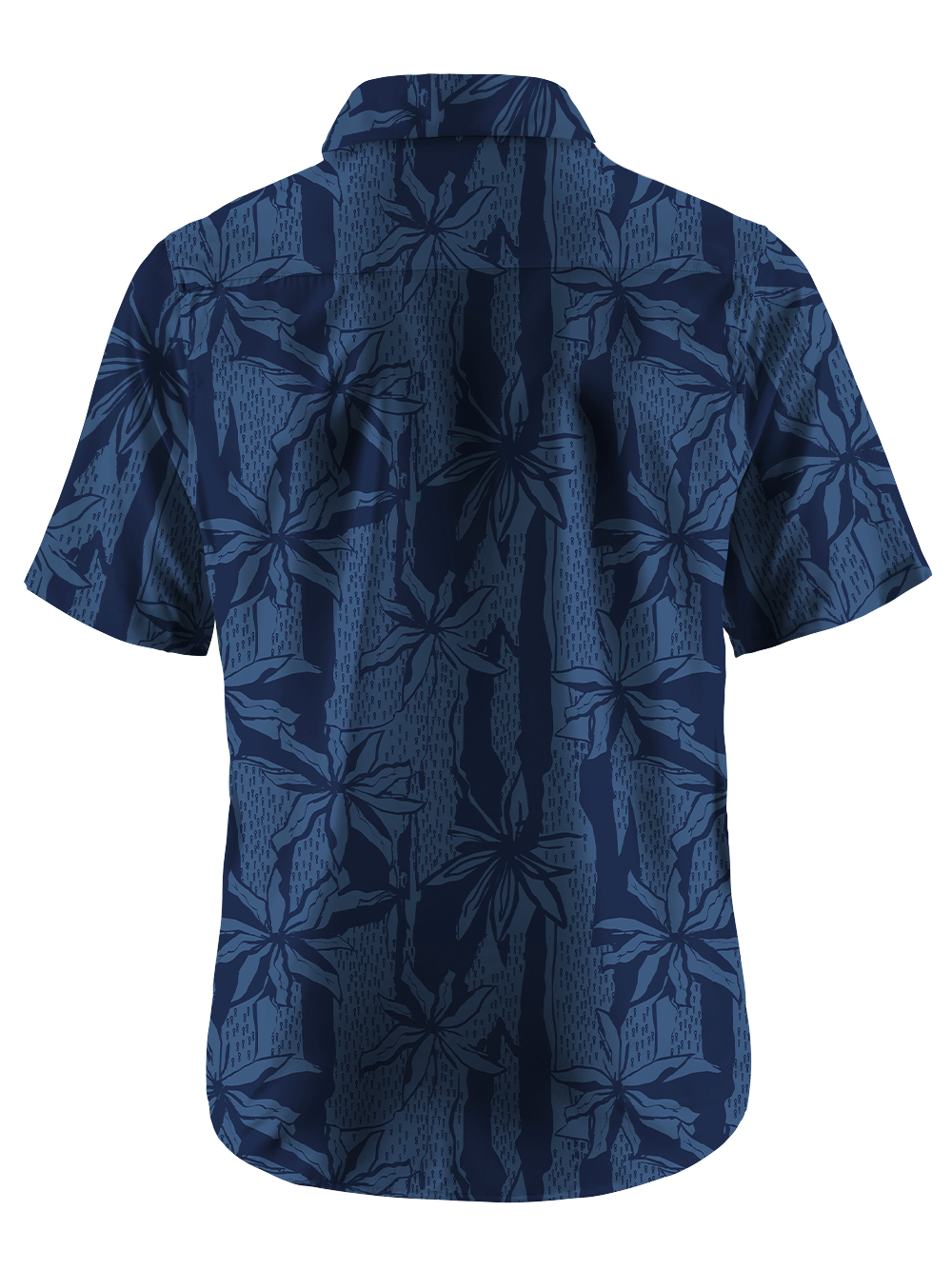 Orionride Chained Flowers Zipper Pockets Ultra Lightweight Short Sleeves Gravel Shirt