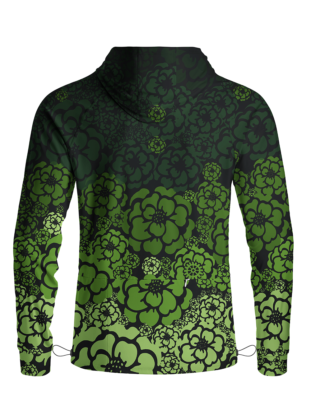 Orionride Green Life Long Sleeve Cycling Hoodie Shirt