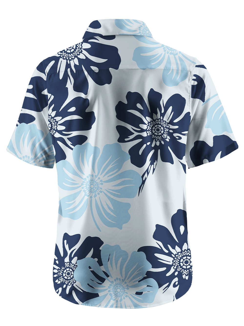 Orionride Large Flowers Zipper Pockets Ultra Lightweight Short Sleeves Gravel Shirt