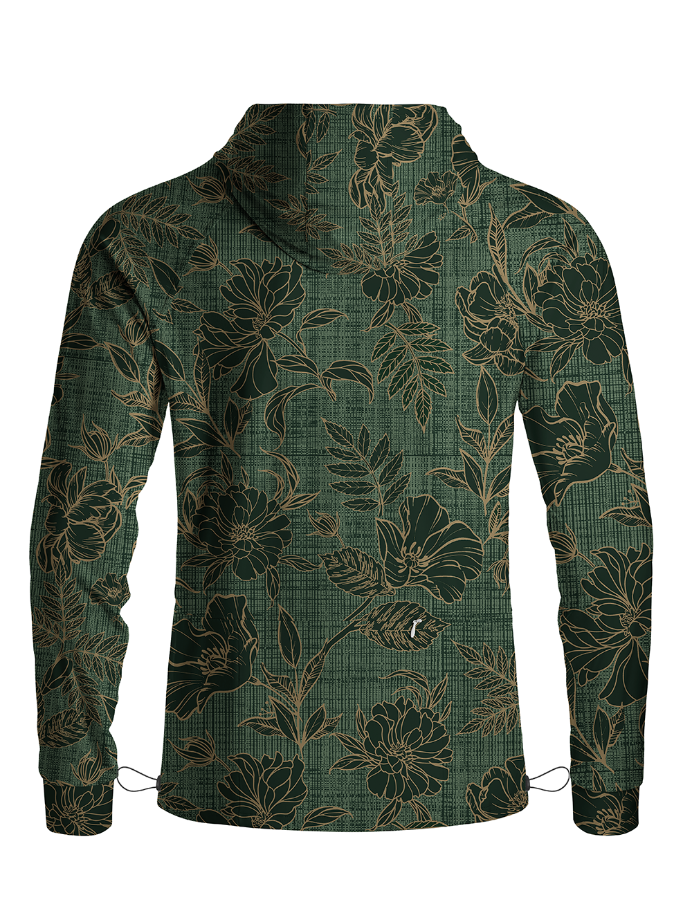 Orionride Gold lace Long Sleeve Cycling Hoodie Shirt