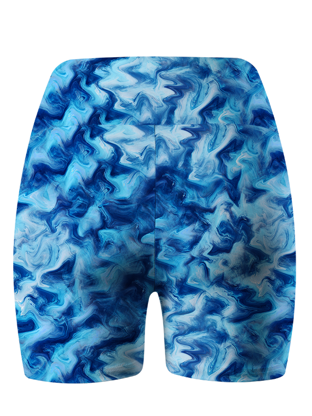 Orionride Blue Water Ripples Women's Cycling Shorts