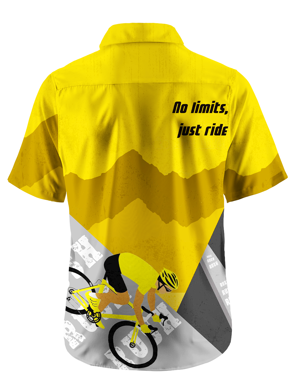 Orionride No Limits Just Ride Zipper Pockets Ultra Lightweight Short Sleeves Gravel Shirt