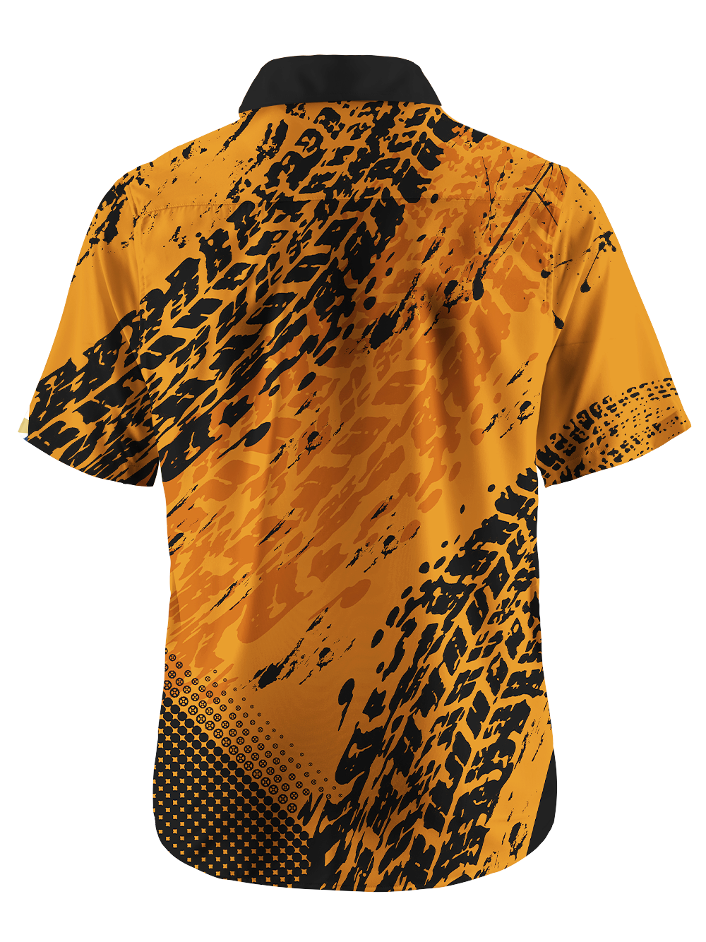 Orionride Tire Marks Zipper Pockets Ultra Lightweight Short Sleeves Gravel Shirt