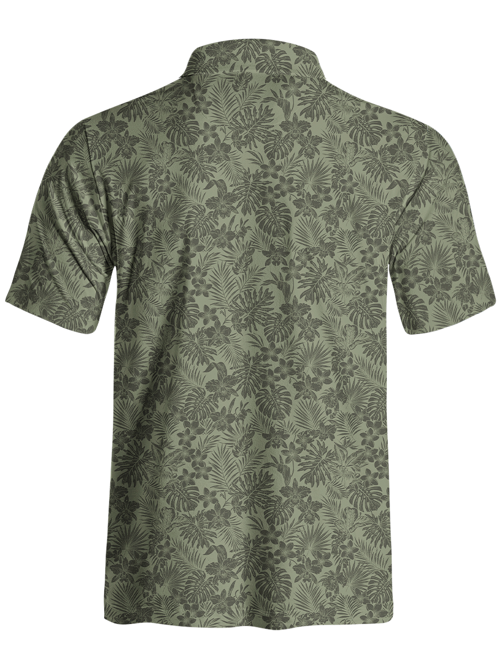 Orionride Frangipani Bushes Men's Polo Shirt