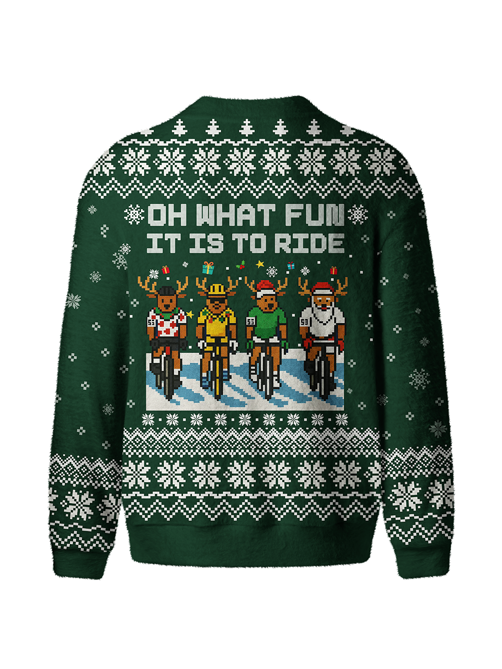 Orionride Christmas Reindeer Men's Cardigan Knit Sweaters