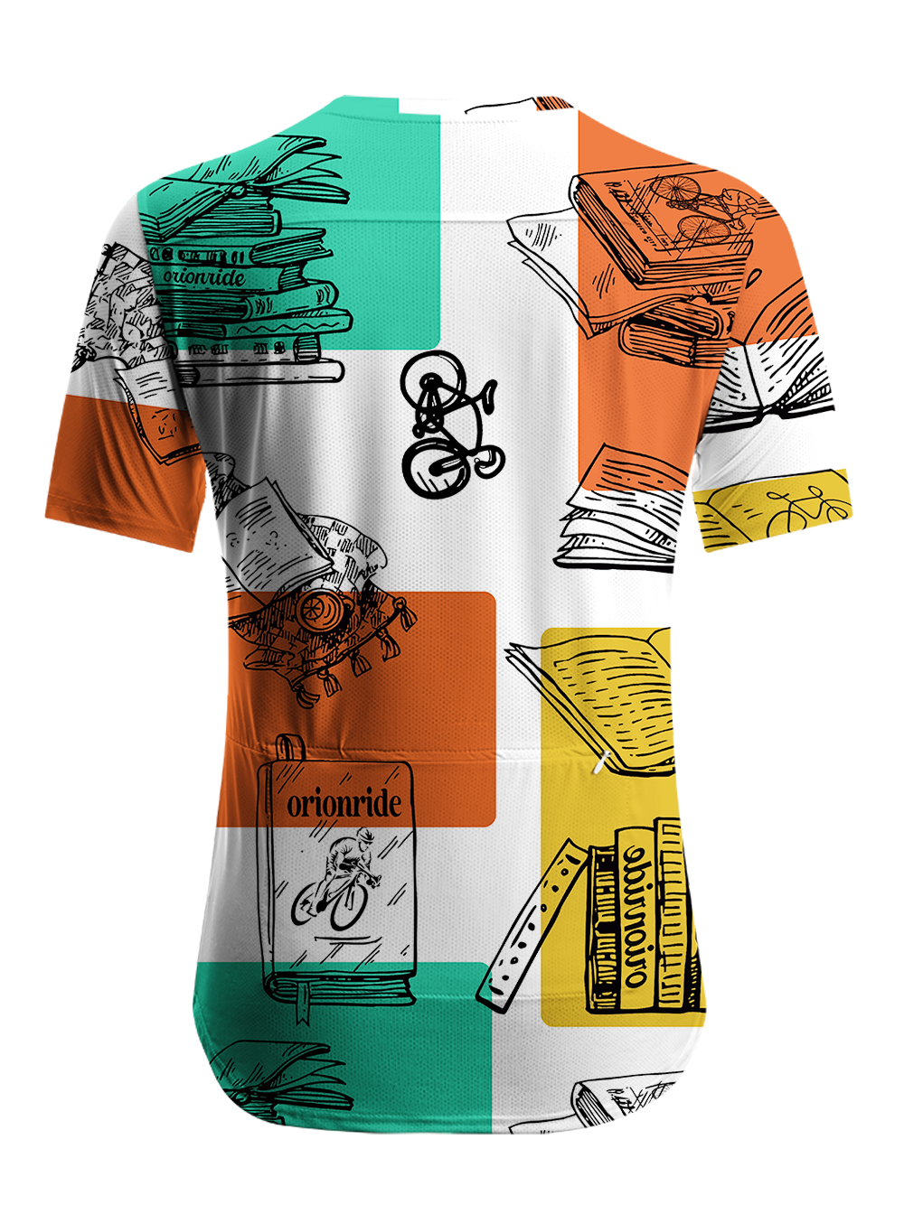 Orionride Books And Cycling Women's Breathable Short Sleeve T-shirt