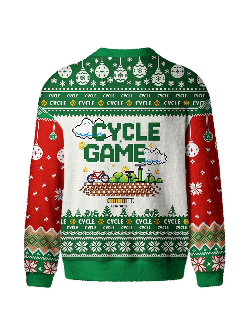 Orionride Santa Claus Men's Cardigan Knit Sweaters