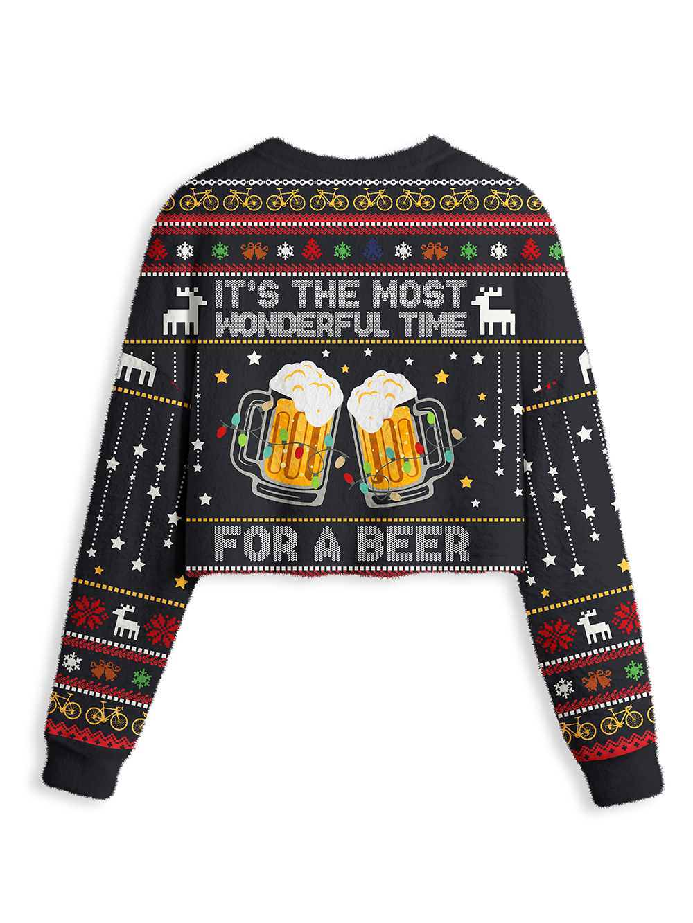 Orionride Cheers To Cycling Women's Crop Sweaters