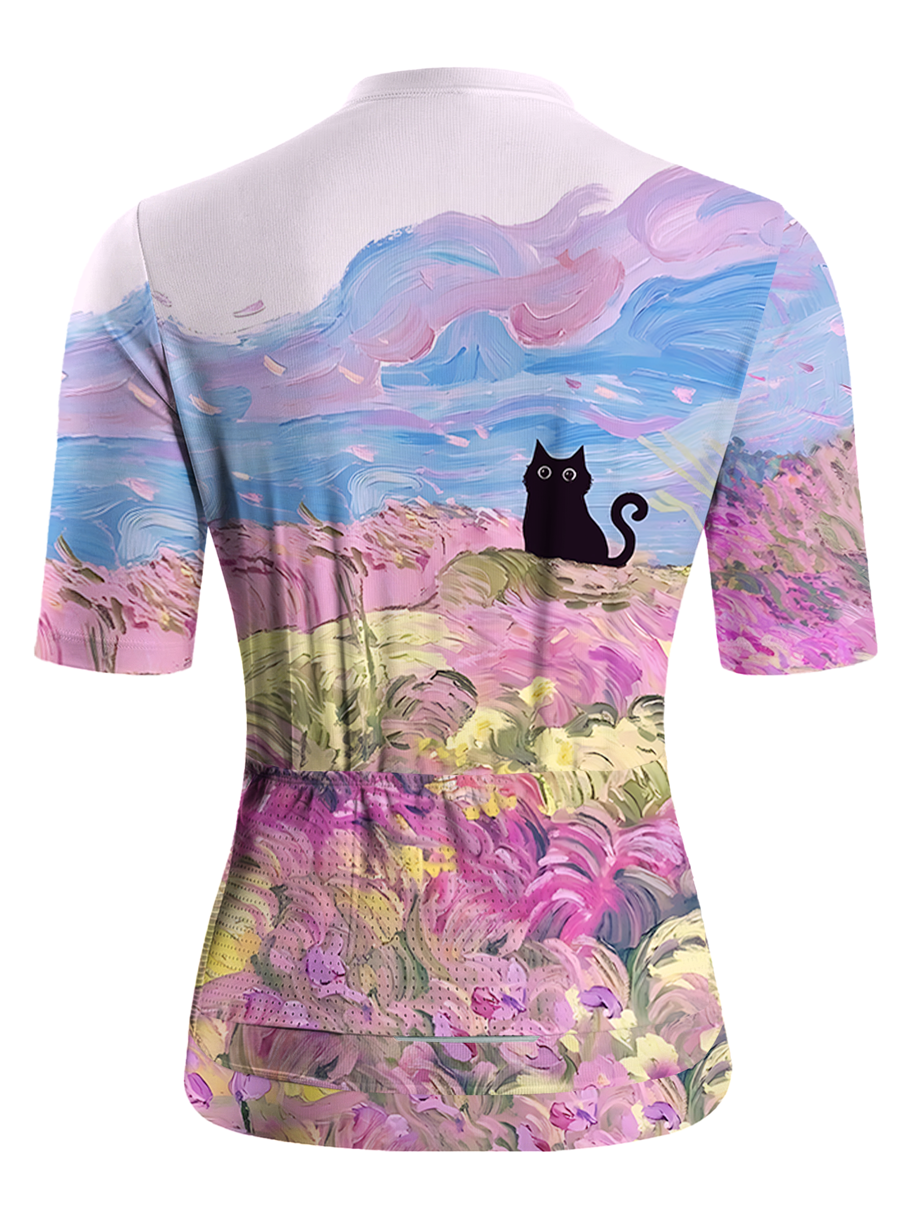 Orionride Dreamy Flower Field Short Sleeves Women's Jersey