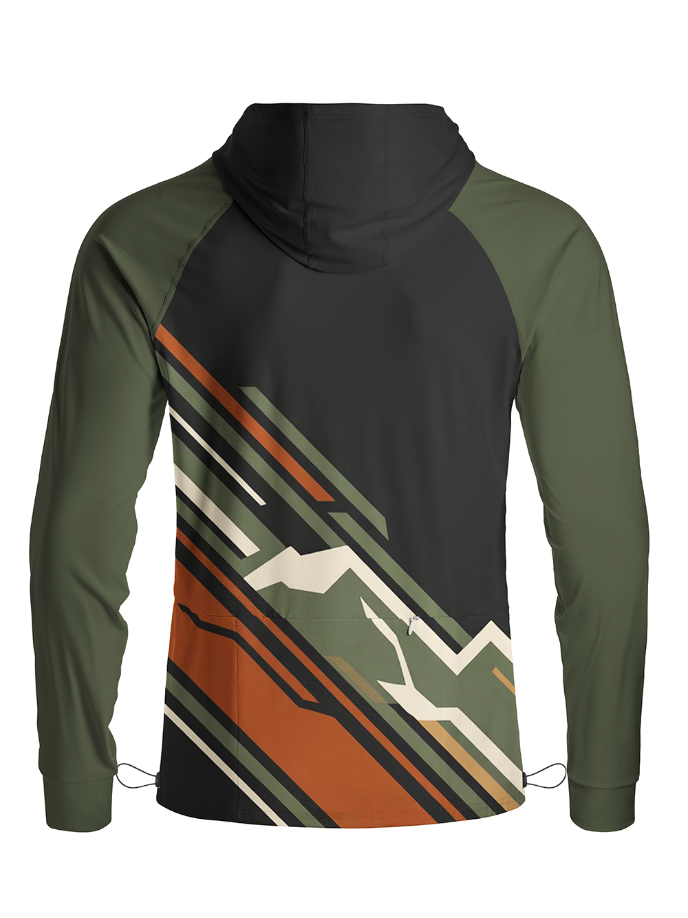 Orionride Chain-Link Compass Long Sleeve Cycling Hoodie Shirt