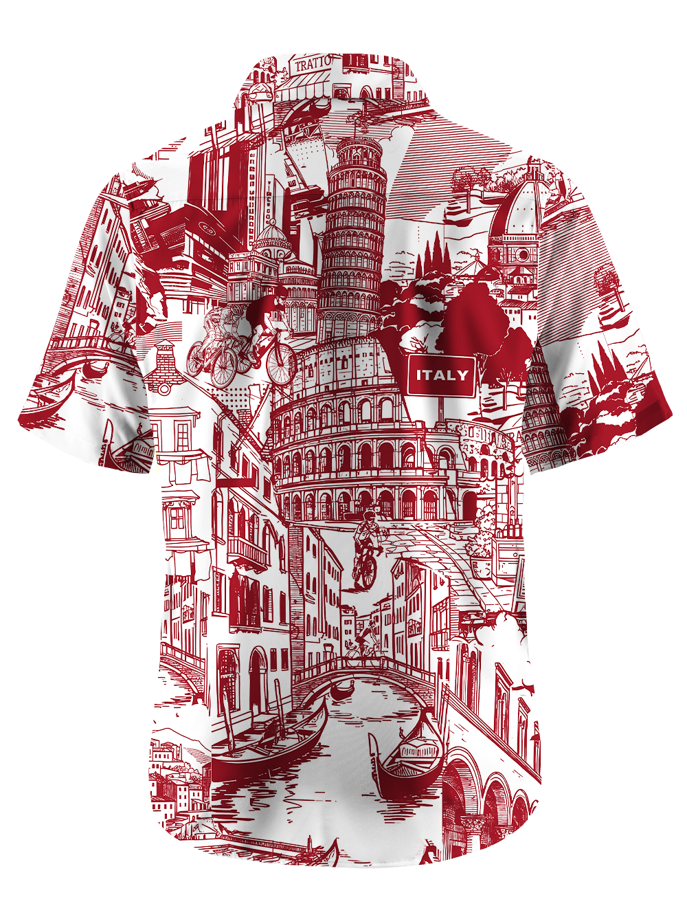 Orionride Tour Of Italy Zipper Pockets Ultra Lightweight Short Sleeves Gravel Shirt