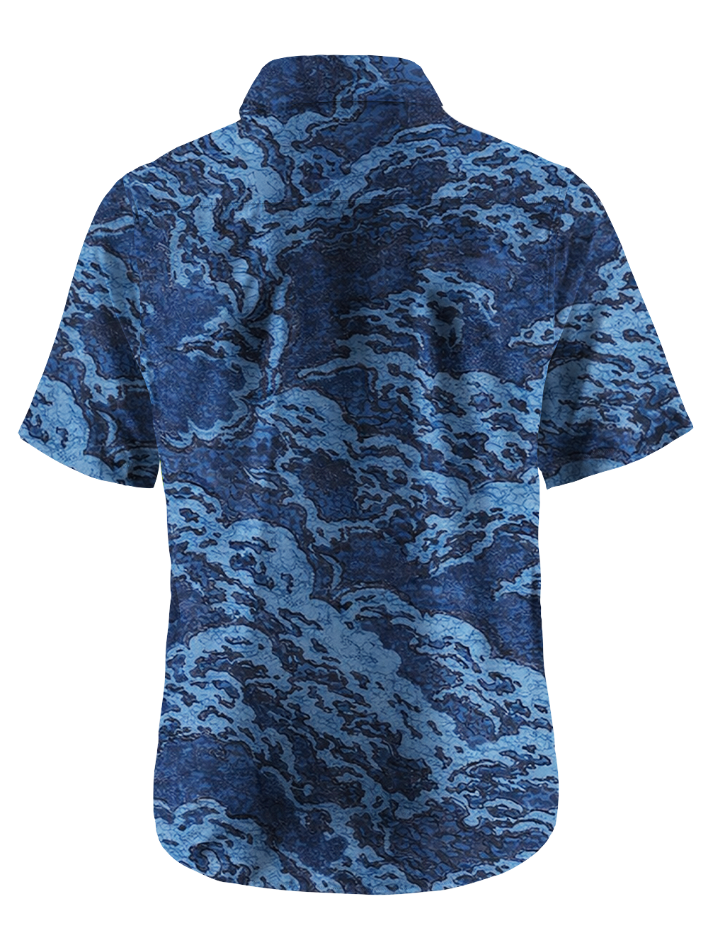 Orionride Surging Waves Zipper Pockets Ultra Lightweight Short Sleeves Gravel Shirt