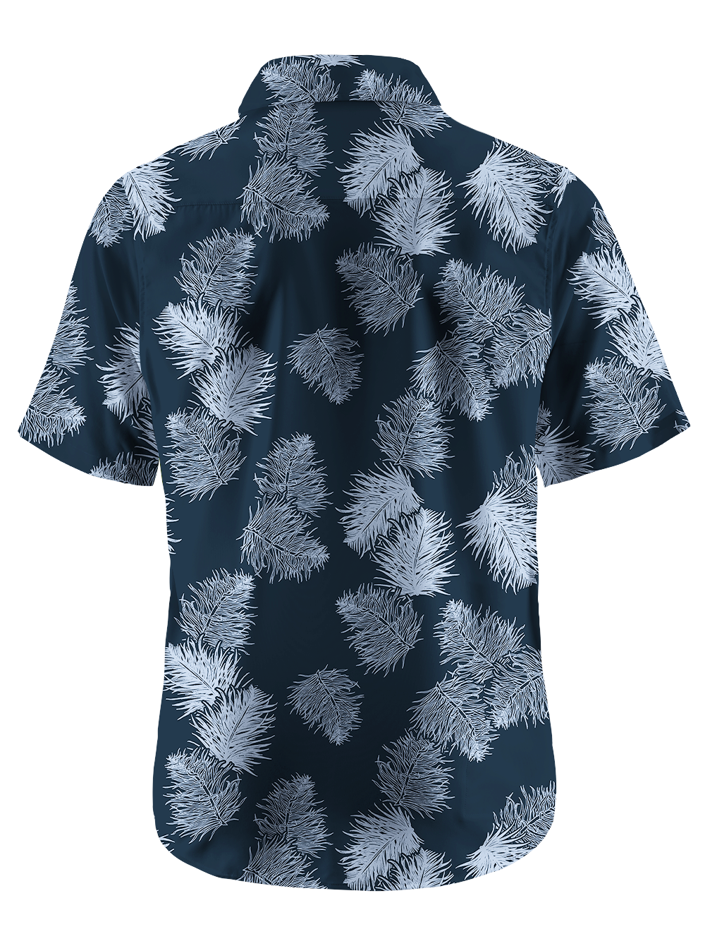 Orionride Line Drawing Of Leaves Zipper Pockets Ultra Lightweight Short Sleeves Gravel Shirt