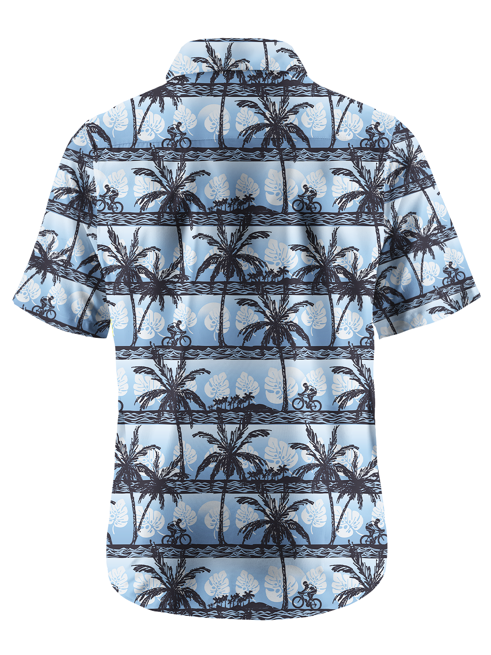Orionride Distant Coastline Zipper Pockets Ultra Lightweight Short Sleeves Gravel Shirt