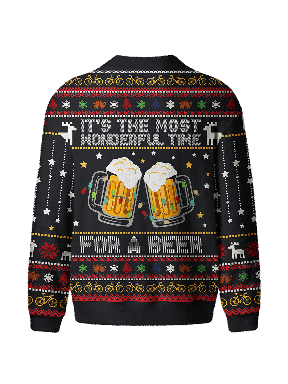 Orionride Cheers To Cycling Men's Cardigan Knit Sweaters
