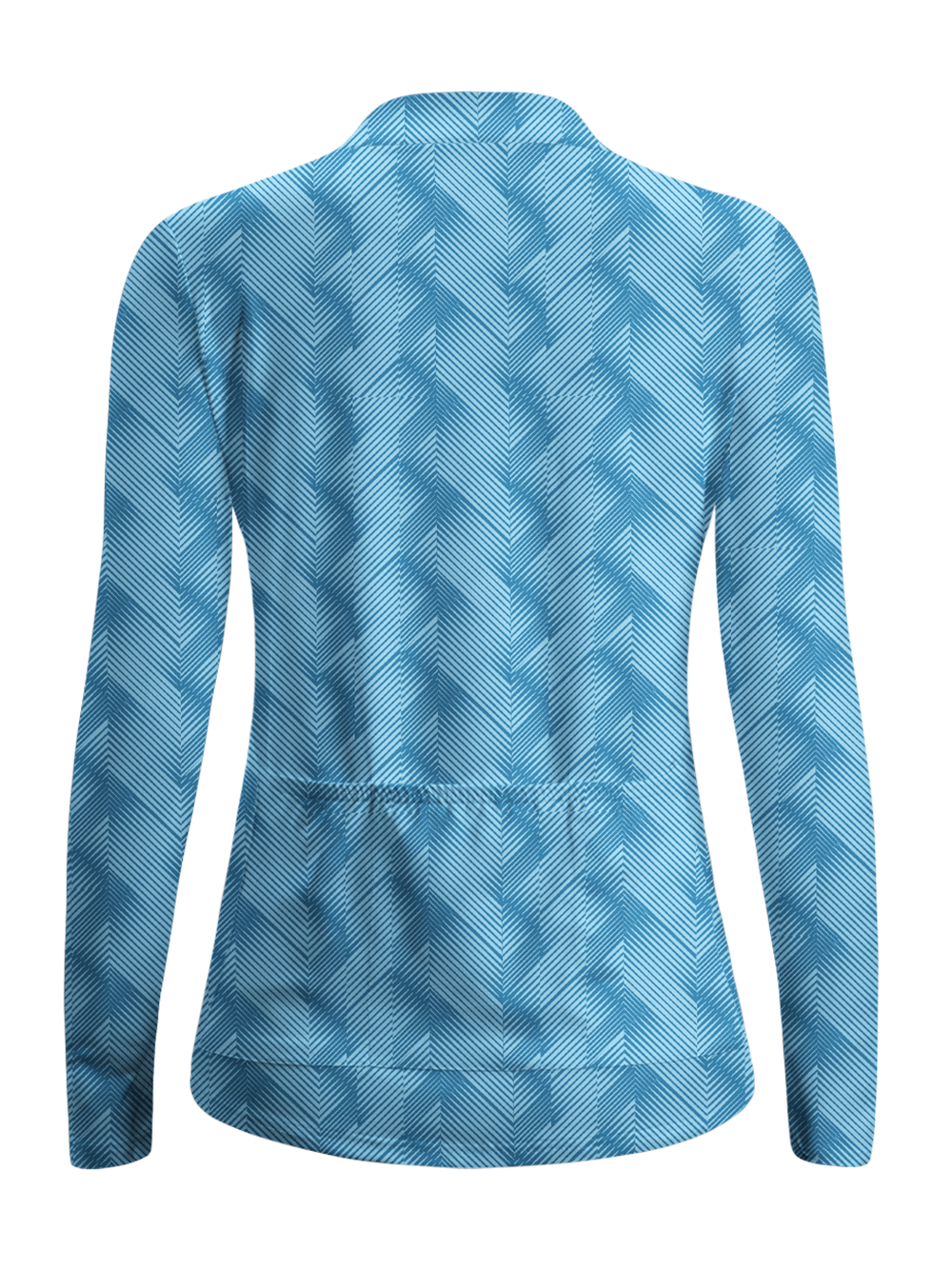 Orionride Curved Pattern Women's Quarter Zipper Long Sleeve Jersey