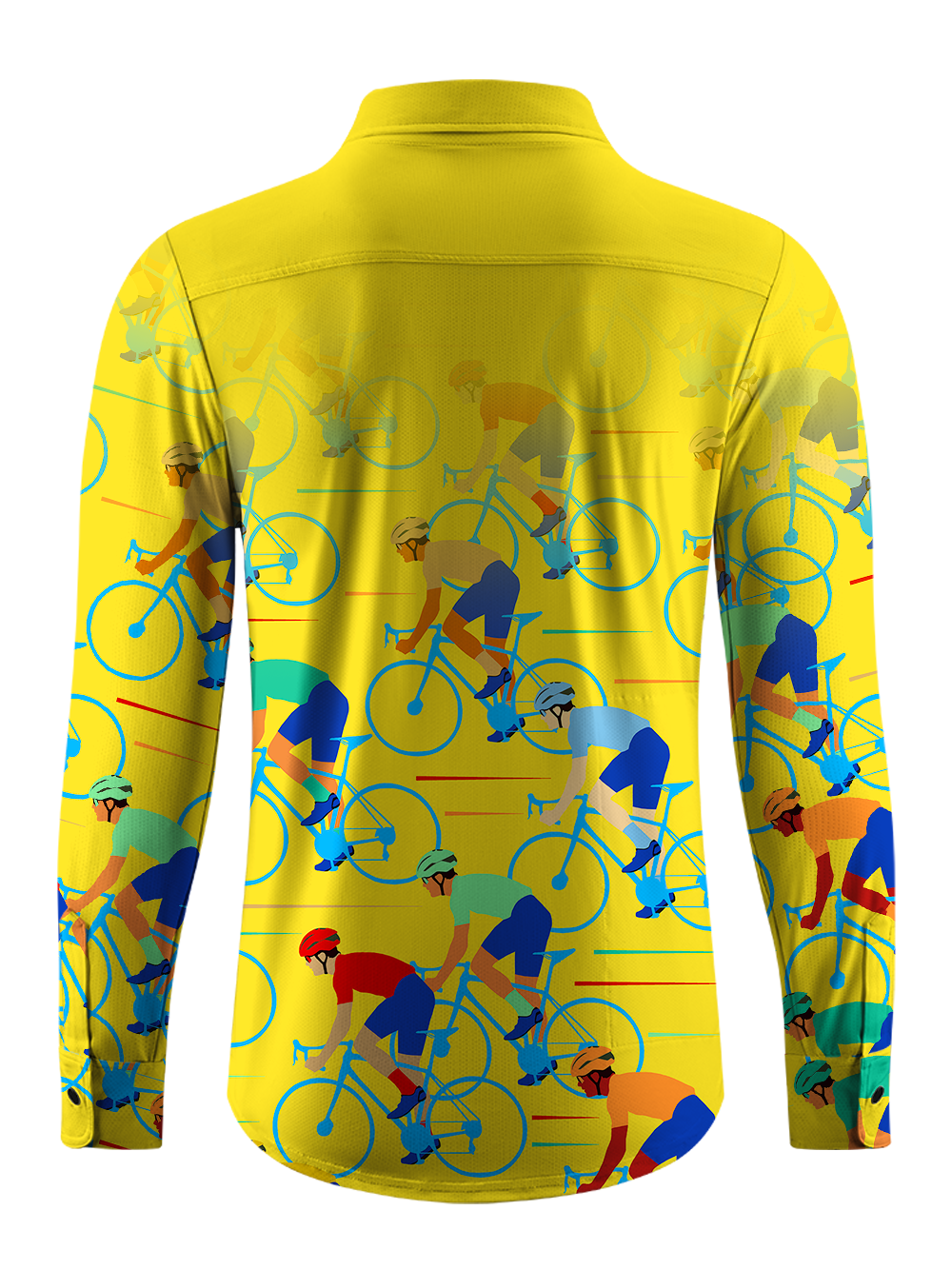 Orionride Passionate Competition Men's Stretchy Breathable Long Sleeve Gravel Shirt