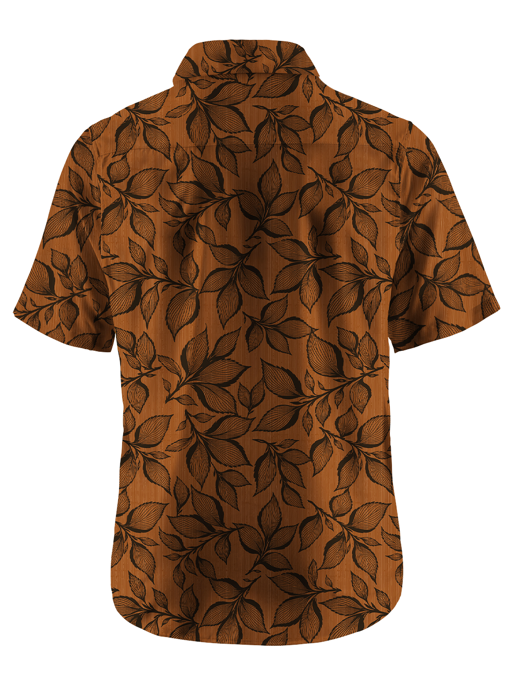 Orionride Fallen-Leaf Scenery Zipper Pockets Ultra Lightweight Short Sleeves Gravel Shirt