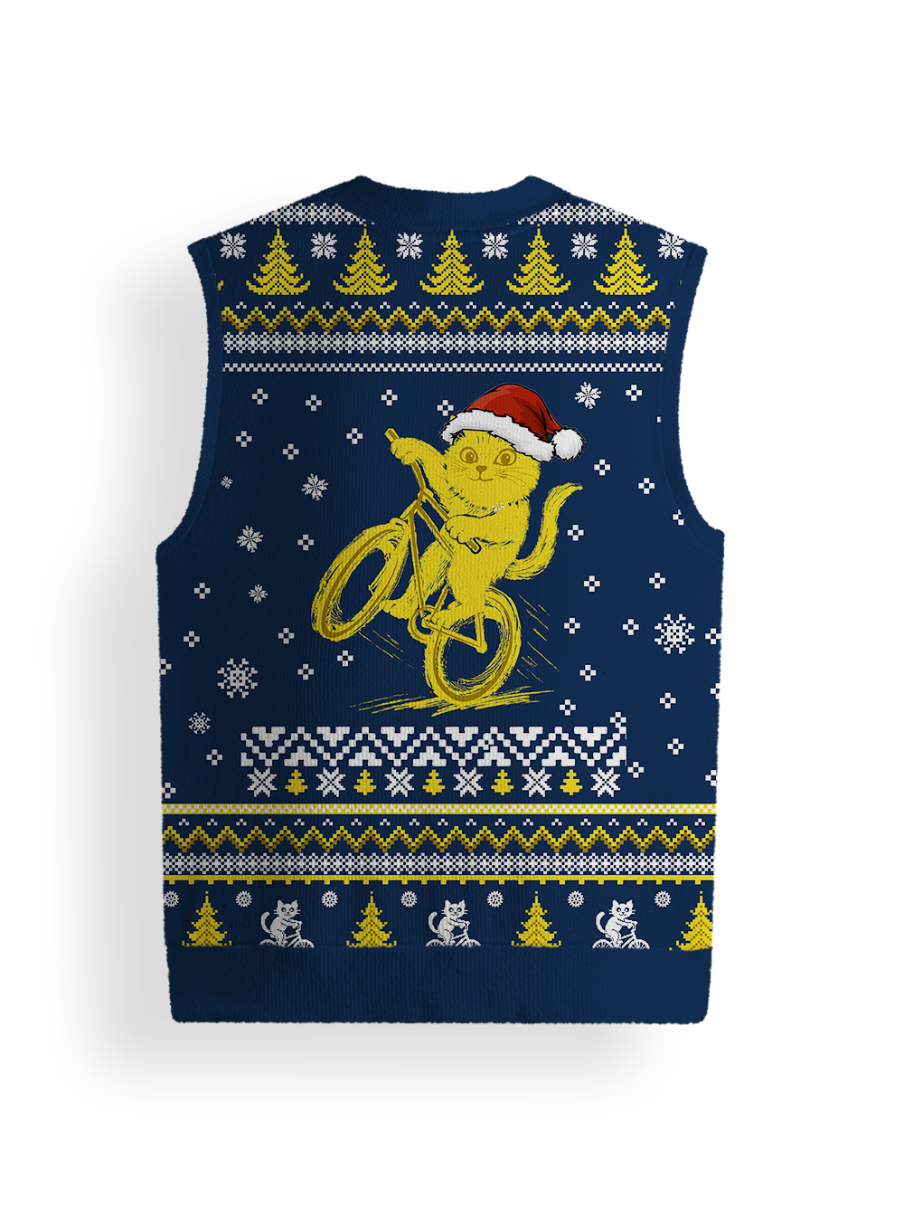 Orionride Christmas Kitten Sweater Vest