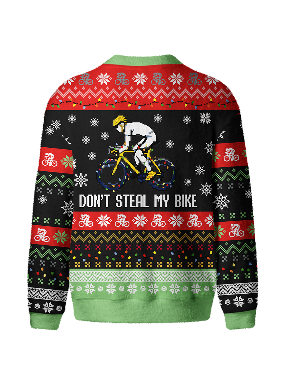 Orionride Don't Steal My Bike Men's Cardigan Knit Sweaters