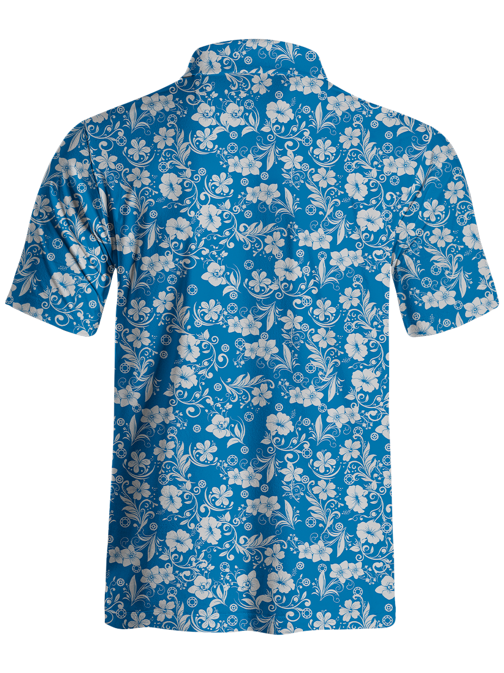 Orionride Hawaiian Flowers Men's Polo Shirt