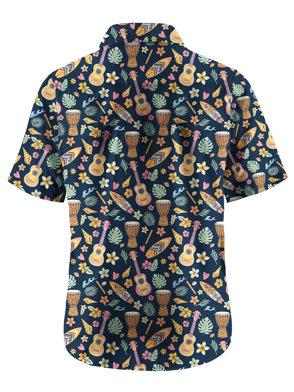 Orionride Hawaii Concert Zipper Pockets Ultra Lightweight Short Sleeves Gravel Shirt