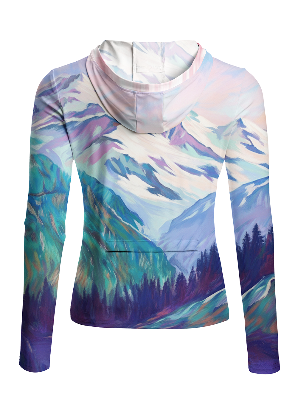 Orionride Forests And Valleys Women's Long Sleeve Cycling Hoodie Shirt