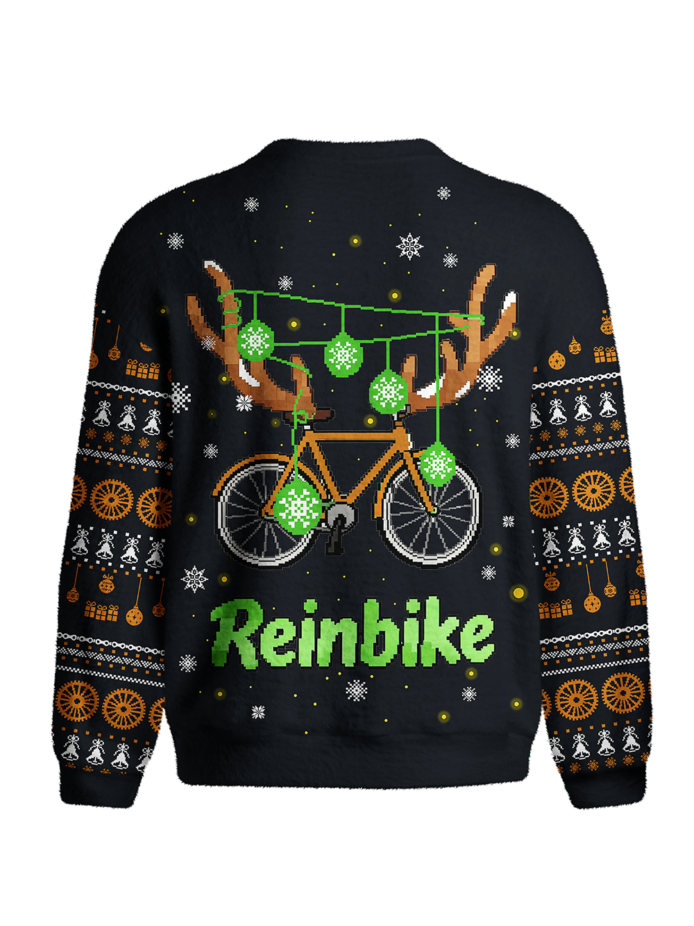 Orionride Deer Antler Bicycle Men's Sweaters