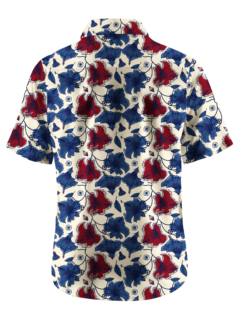 Orionride Otherworldly Flowers Zipper Pockets Ultra Lightweight Short Sleeves Gravel Shirt