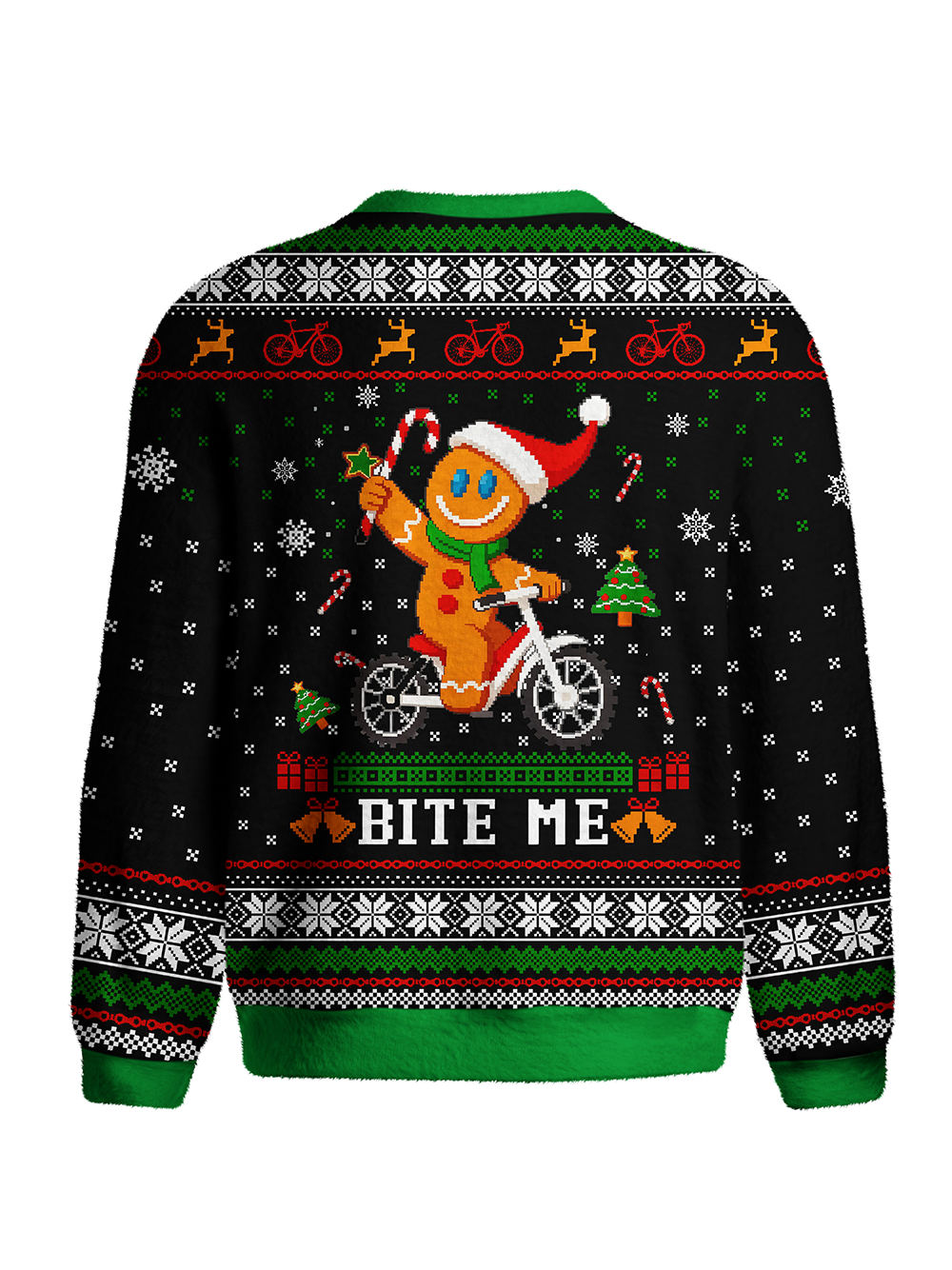 Orionride Happy Gingerbread Man Men's Sweaters