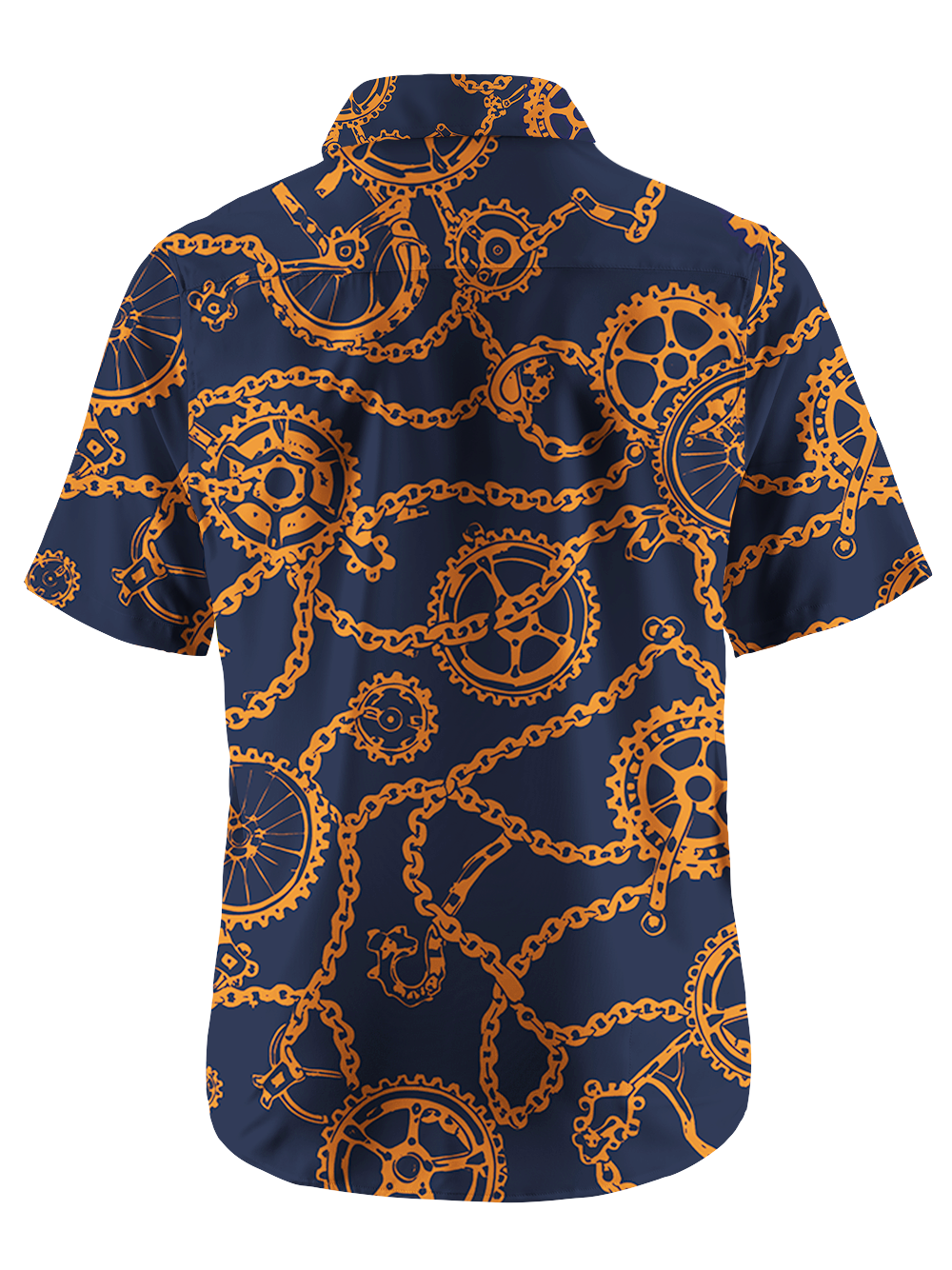 Orionride Chain Connecting Gears Zipper Pockets Ultra Lightweight Short Sleeves Gravel Shirt