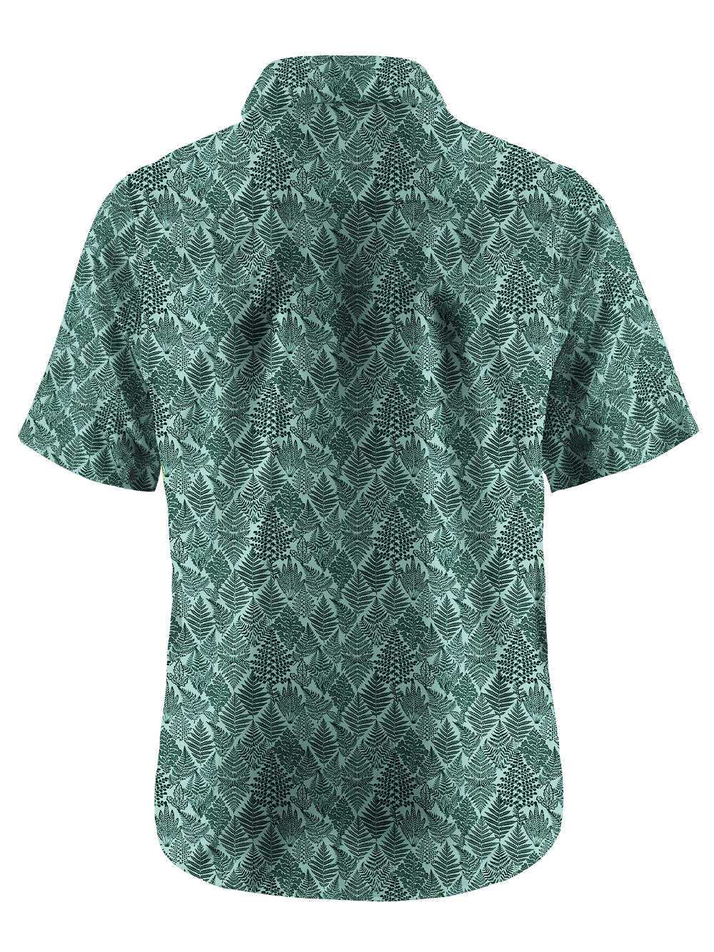 Orionride Geometric Ferns Zipper Pockets Ultra Lightweight Short Sleeves Gravel Shirt
