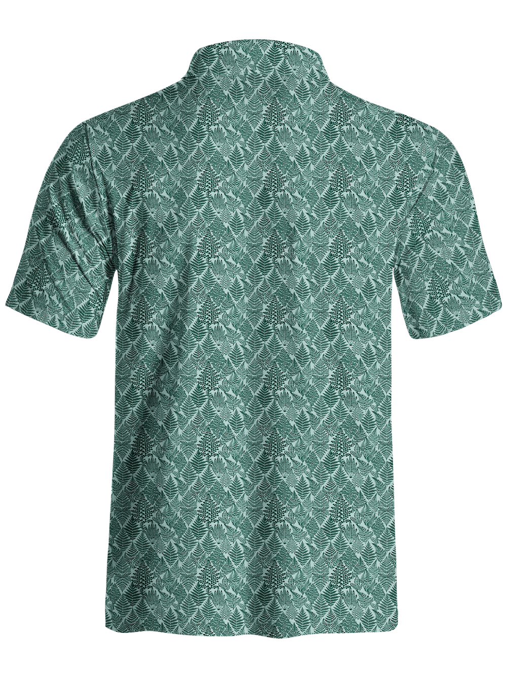 Orionride Geometric Ferns Men's Polo Shirt