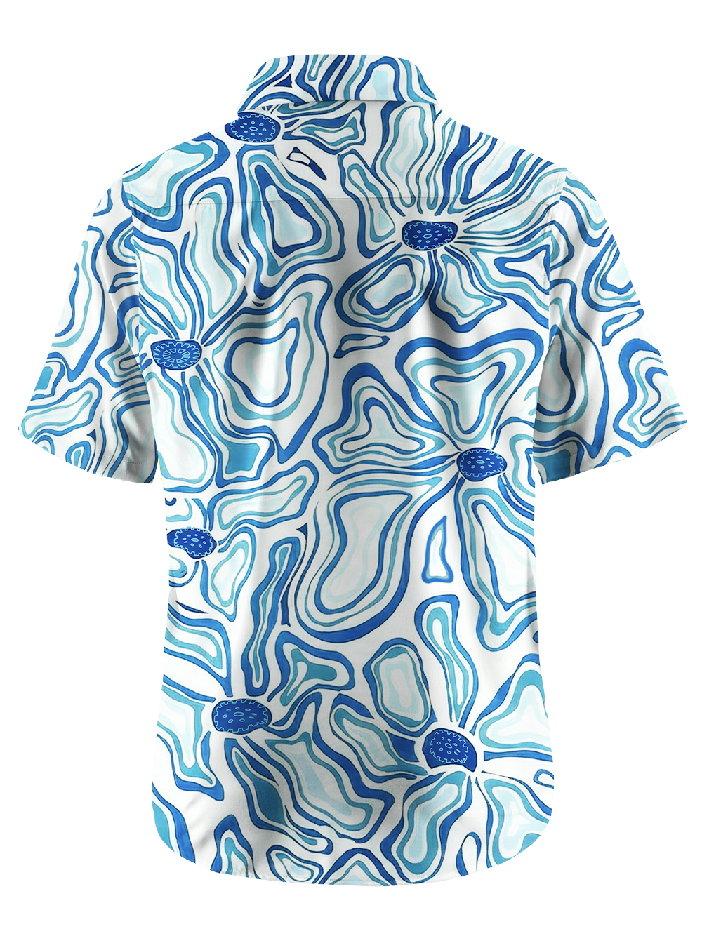 Orionride Deformed Gear Flower Zipper Pockets Ultra Lightweight Short Sleeves Gravel Shirt