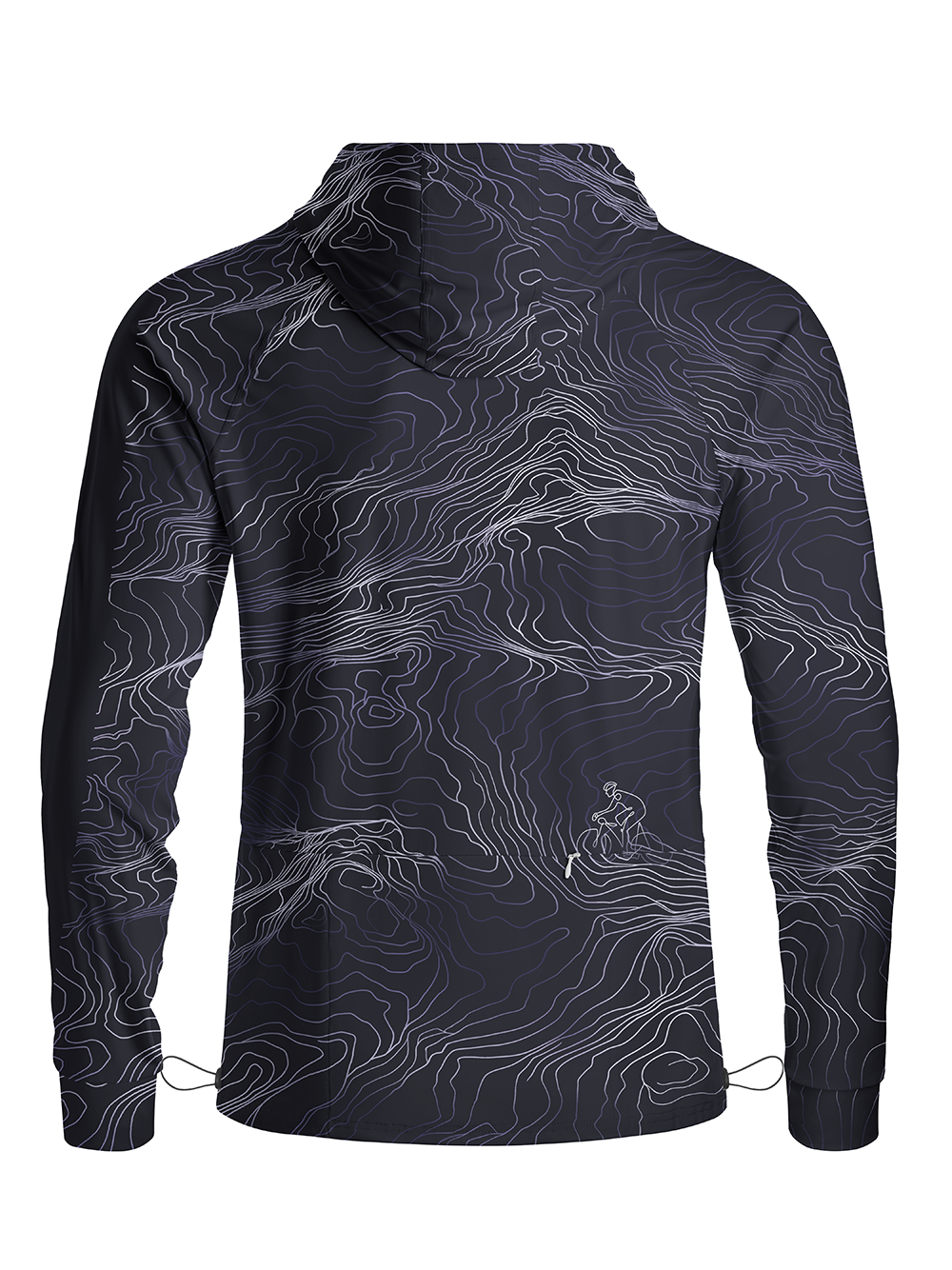 Orionride Rugged Contours Long Sleeve Cycling Hoodie Shirt