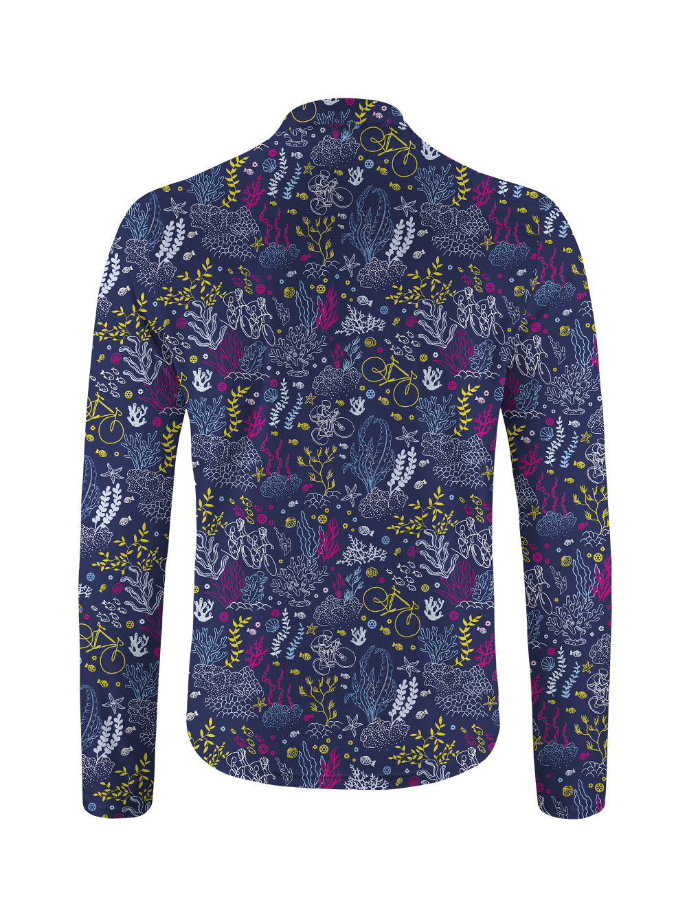 Orionride Coral Bike Long Sleeve Half Zipper Mountain Bike Jersey