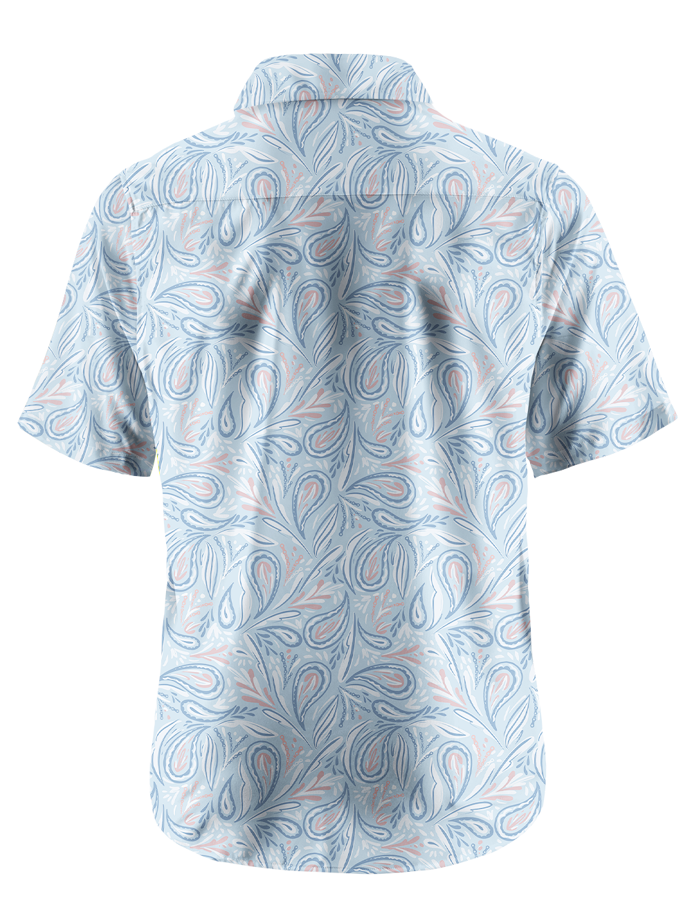 Orionride Cashew Flowers Bloom Zipper Pockets Ultra Lightweight Short Sleeves Gravel Shirt