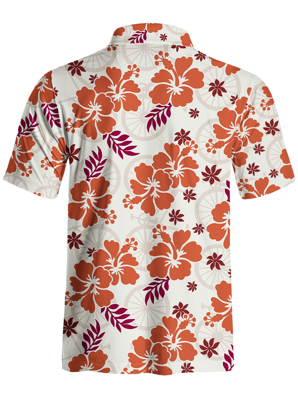 Orionride Hibiscus Flowers Men's Polo Shirt